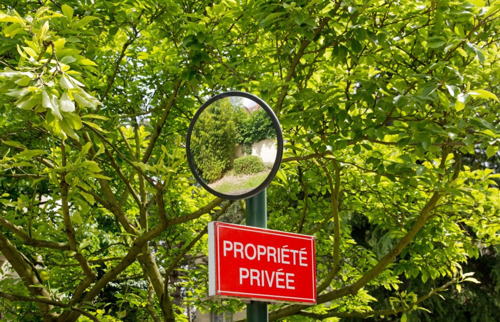 Propriété privée en Provence.