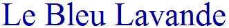 Le Bleu Lavande