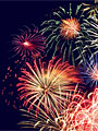 Festival d'art pyrotechnique à Cannes