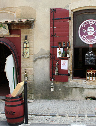 Chateauneuf du Pape cellar