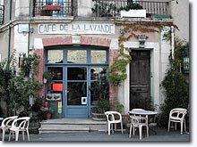 Lardiers, café de la Lavande
