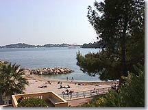 Beaulieu sur Mer - The beach