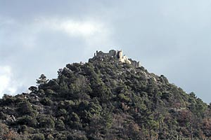 Chateauneuf Villevieille - Ruins of the castle