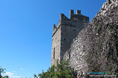 Chateauneuf Villevieille, tower in the old village