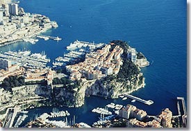 Monaco - The rock and the marina
