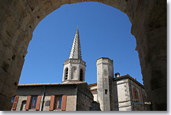 Arles - Vue des ar&egrave;nes