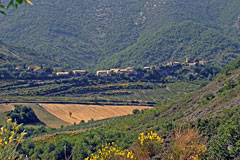 Rochebrune, le village dans la montagne