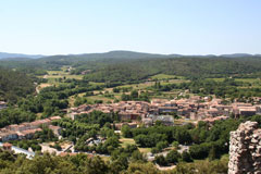 Flassans sur Issole seen from the castle Flassans sur Issole seen from the castle