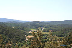 Flassans, vue sur la plaine