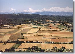 Saint Julien le Montagnier - La plaine