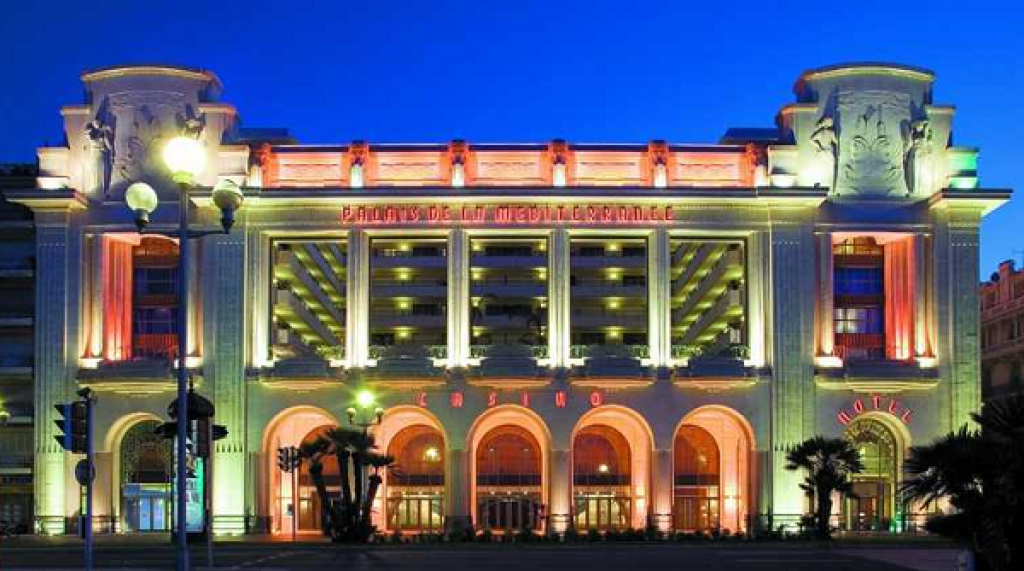 Le Casino Palais de la Méditerranée à Nice.