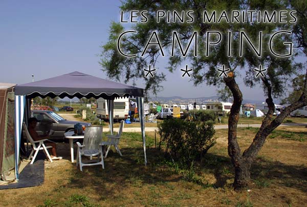 Camping les Pins Maritimes, les pieds dans l'eau