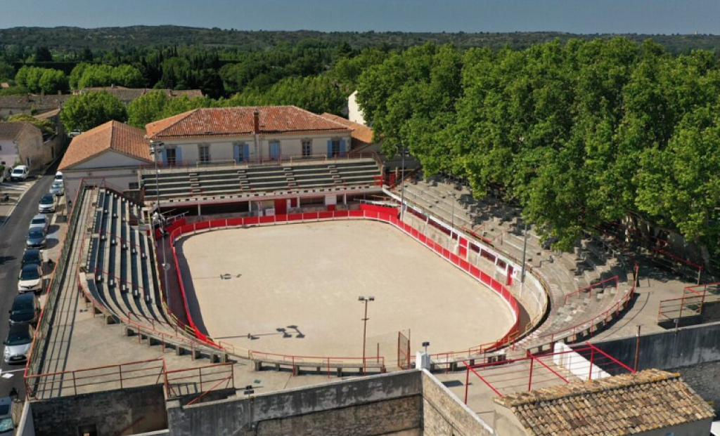 L'arène de Mouriès.