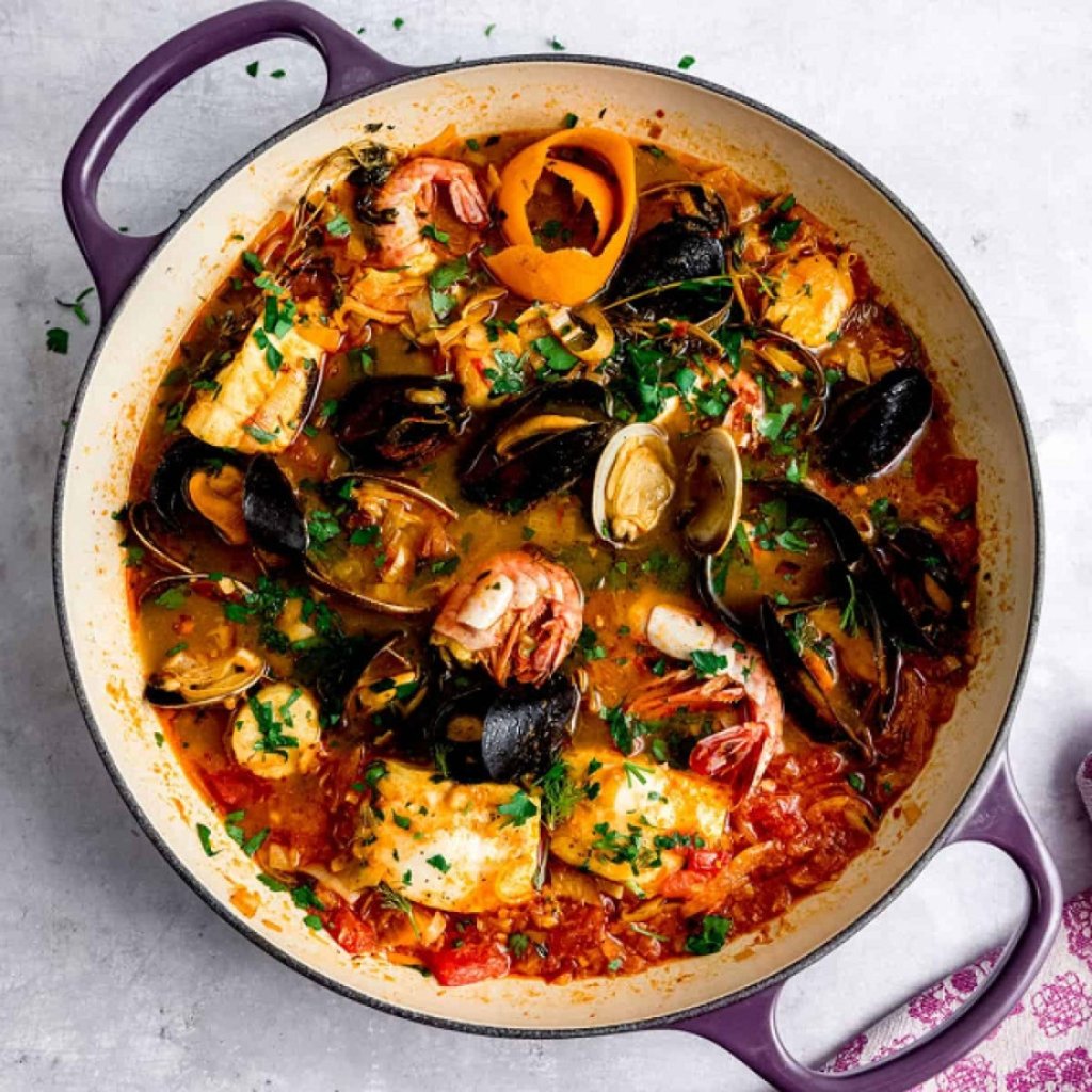 Bouillabaisse à Marseille.