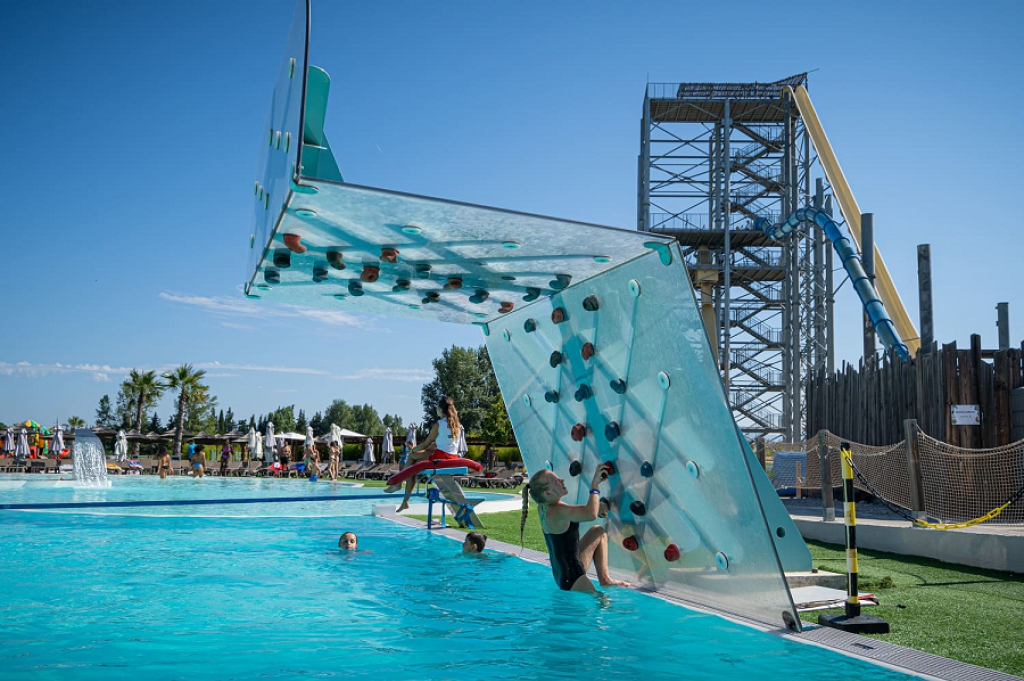 Parc aquatique à Monteux.