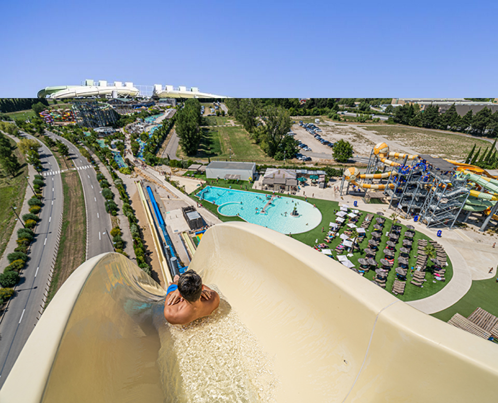 Plus haut toboggan d'Europe.