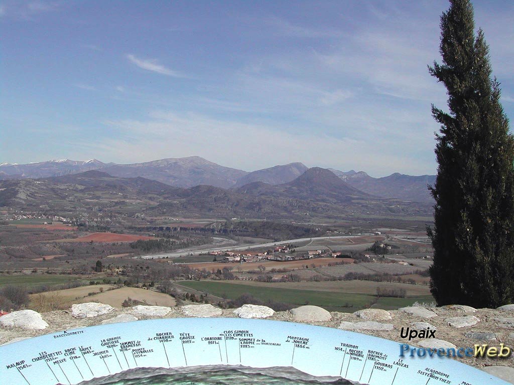 Upaix panorama.