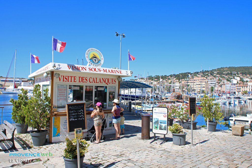 Tour en bateau à La Ciotat.