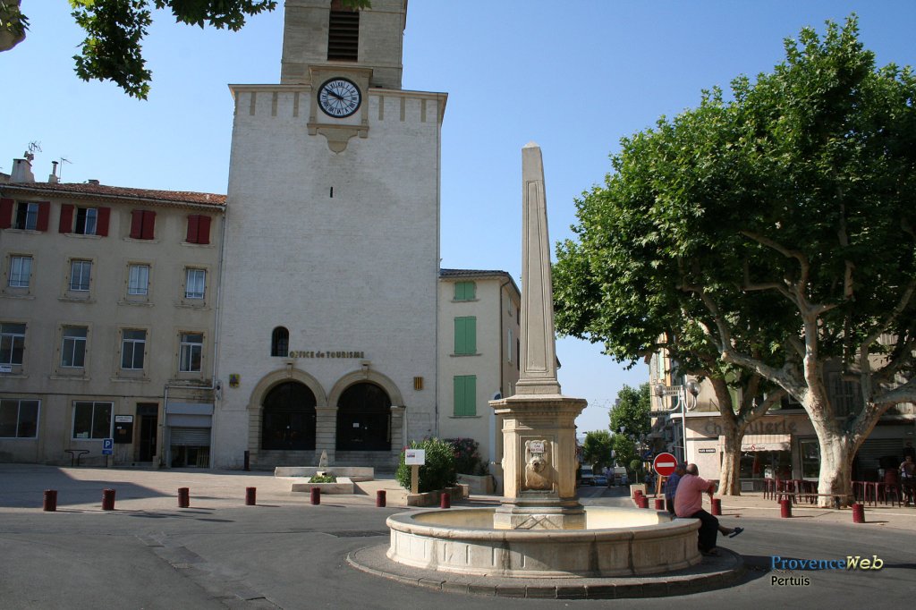 Pertuis Town in the Vaucluse Provence France
