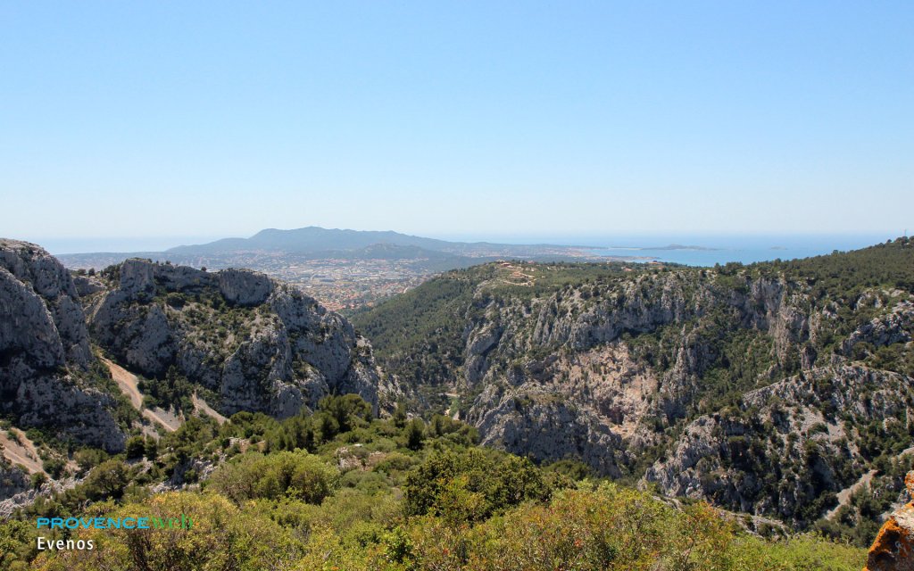 Vue depuis Evenos.