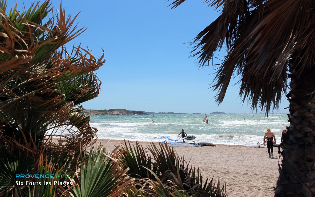 Plus belle plage de Six Fours les plages.