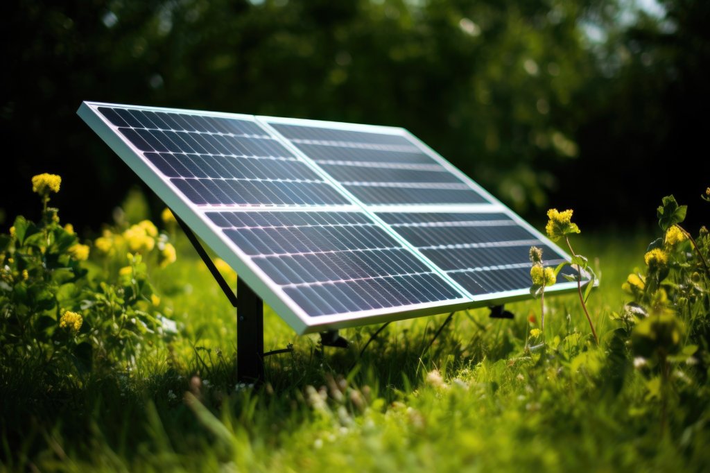 Panneau solaire durable.