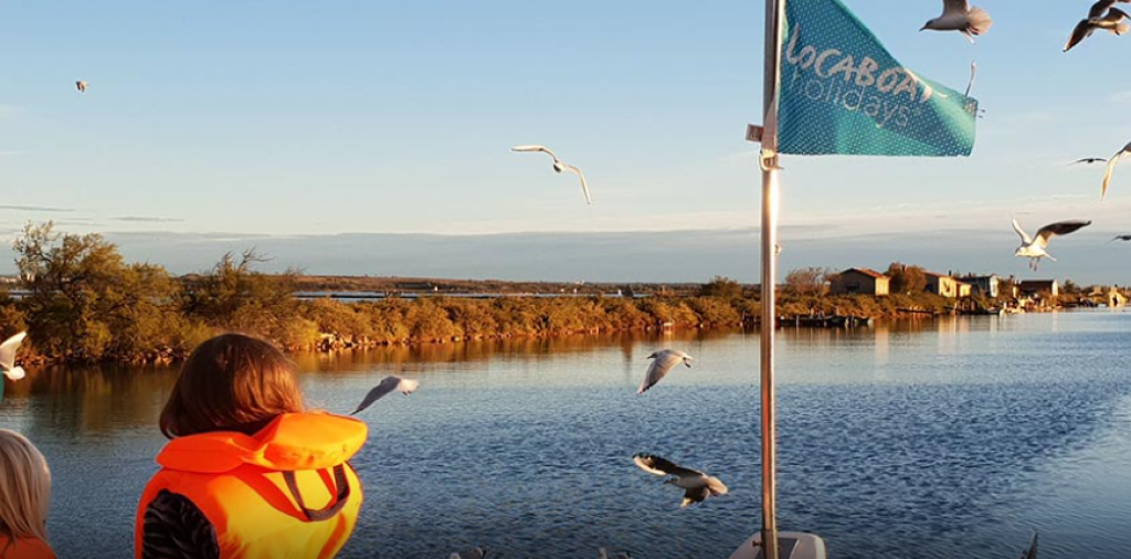 Péniche en Camargue.
