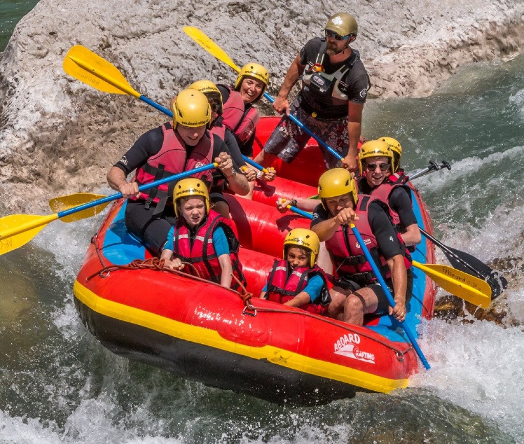 Rafting dans le Verdon.
