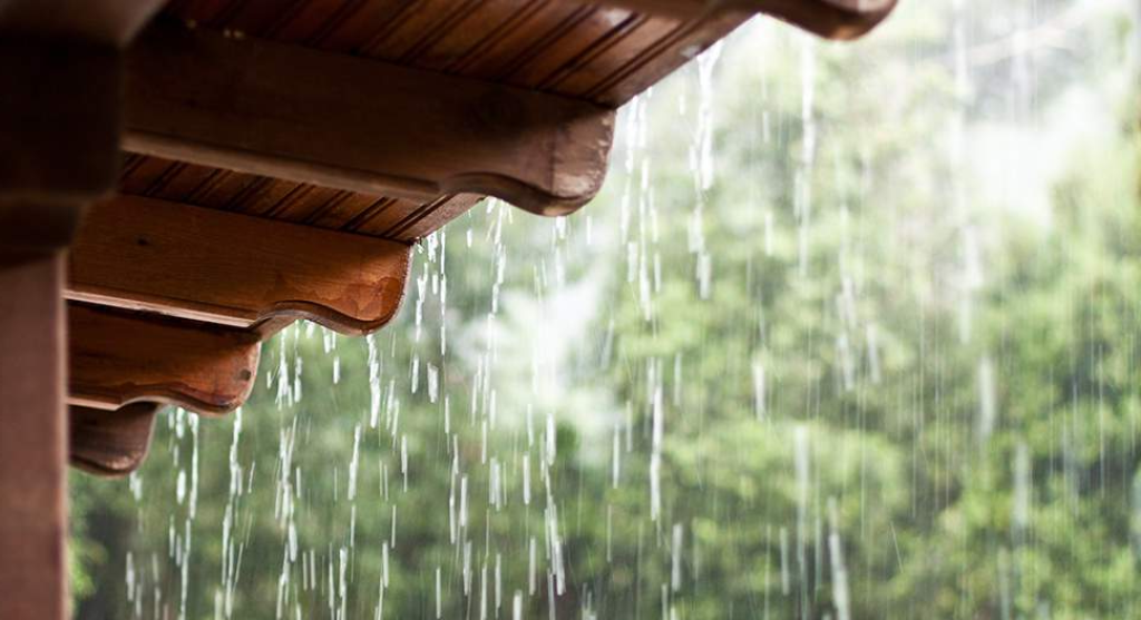 Eau de pluie en Provence.