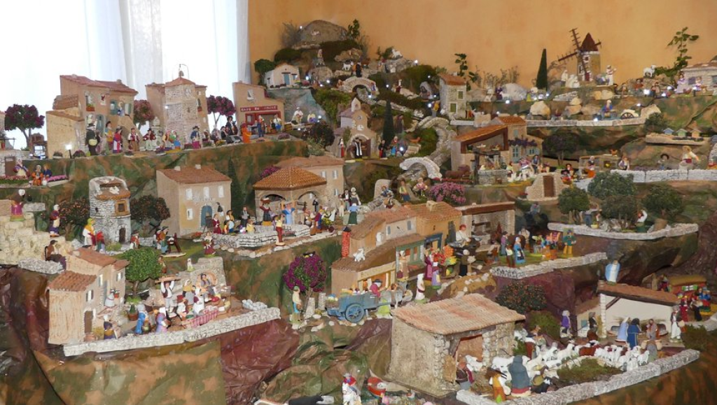 Crêche de Noël provençale.