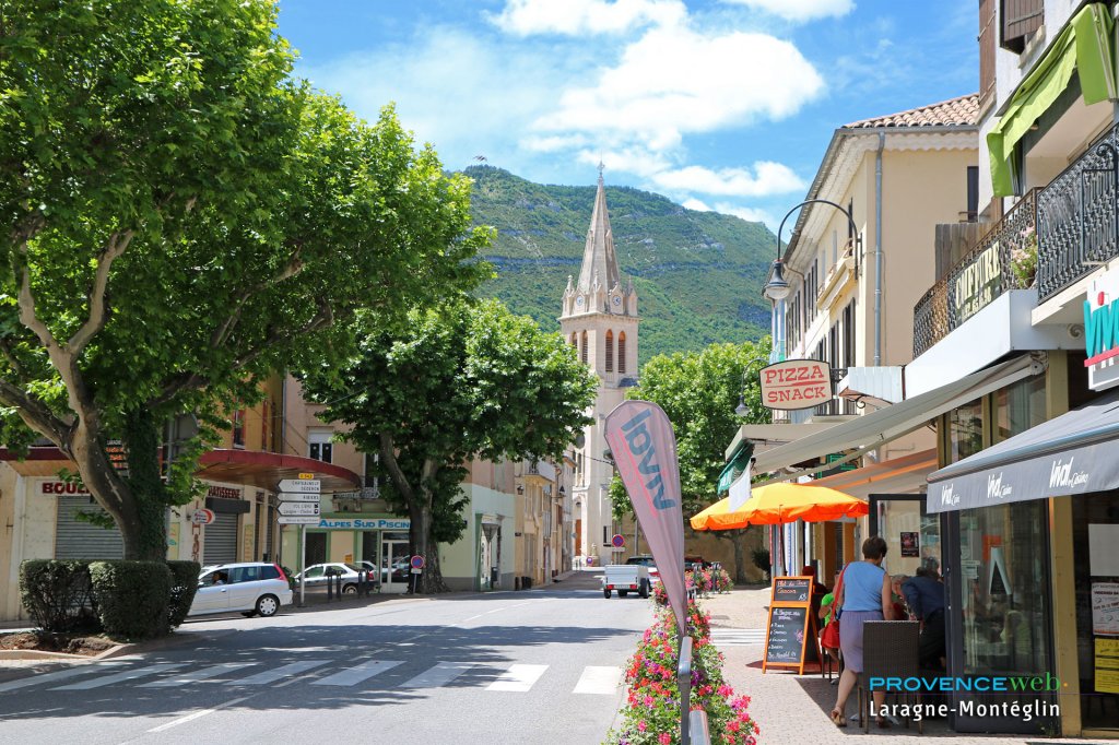 Laragne-Montéglin dans les Hautes Alpes.