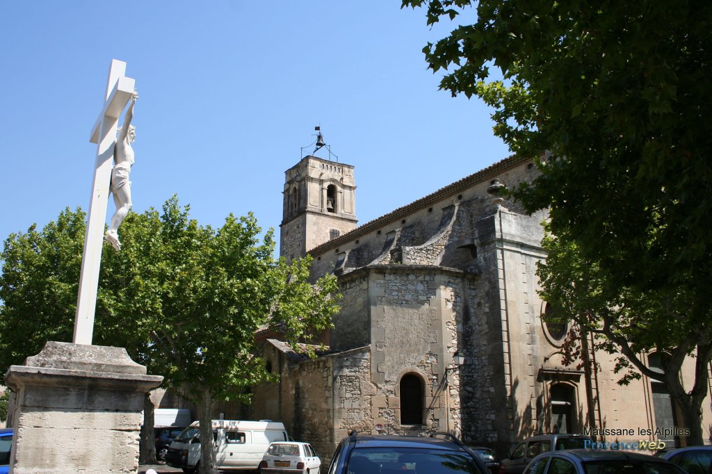 Eglise Maussane les Alpilles.
