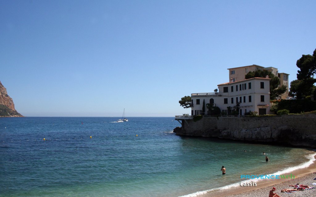 Plage à Cassis.