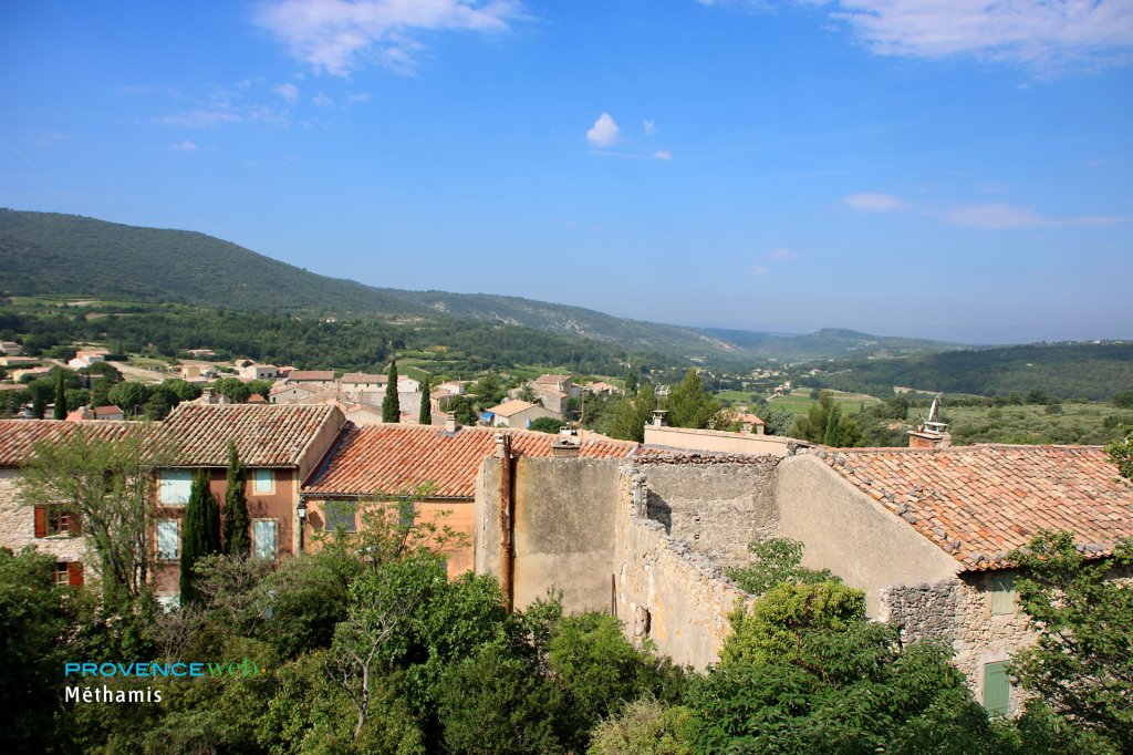 Vue à Méthamis.
