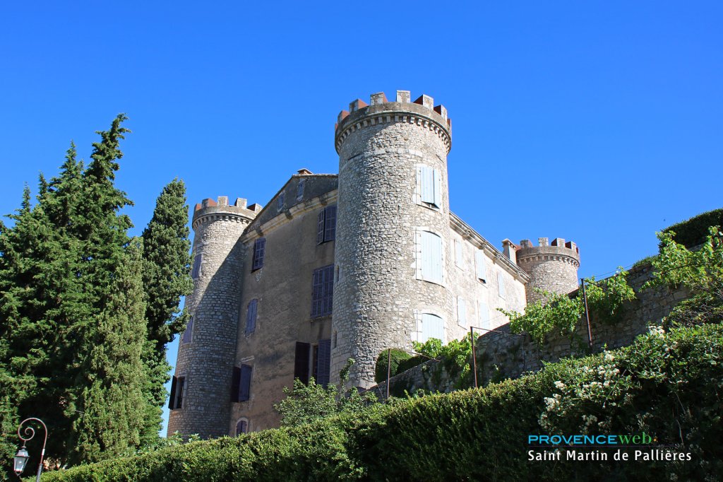 Château de Saint Martin des Pallières.