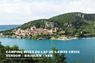 Camping les Rives du Lac de Sainte Croix