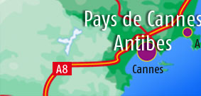 Hotels around Cannes and Antibes Juan les Pins