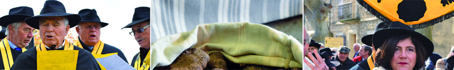 March&eacute;s aux truffes &agrave; Richerenches, Aups et Carpentras