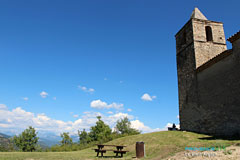 Aiglun, Bench near the church