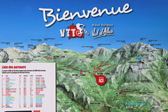 Allos, mountain-biking paths Allos, mountain-biking paths