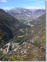 Allos, mountain landscape