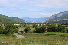 Aubignosc,vue vers Sisteron