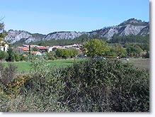 Aubignosc, paysage de montagnes