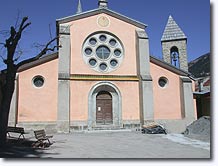 Beauvezer, church