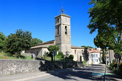 Cereste, church and bell-tower