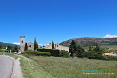 Chateauneuf Val Saint Donat, church