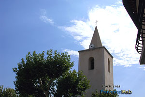 Corbières, bell tower
