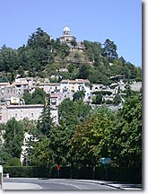 Forcalquier, the city and the citadel Forcalquier, the city and the citadel