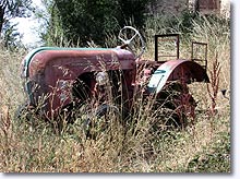 Melve, vieux tracteur