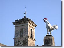 Montsalier, clocher et coq Montsalier, clocher et coq